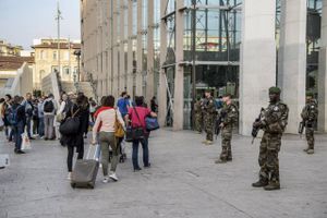 Det seneste terrorangreb i Frankrig fandt sted i Marseille, hvor to kusiner på 20 år blev stukket ihjel. Gerningsmanden blev dræbt af franske soldater. Foto: Moura/ANDBZ/ABACA.