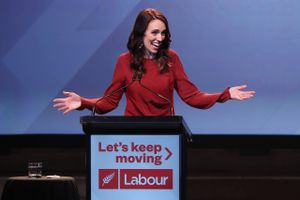 Massiv Labour-fremgang gav for første gang i et kvart århundrede et enkelt parti flertal i New Zealands parlament.