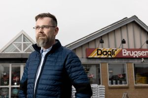 Næstformand Anders Kaa og resten af bestyrelsen Birkelse Brugsforening indstiller lukning af Daglibrugsen under Coop i den nordjyske landsby. Foto: Kim Frost . 