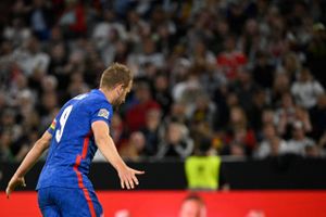 Harry Kane kom op på 50 landskampsmål, da han scorede i Englands 1-1-kamp mod Tyskland i Nations League.