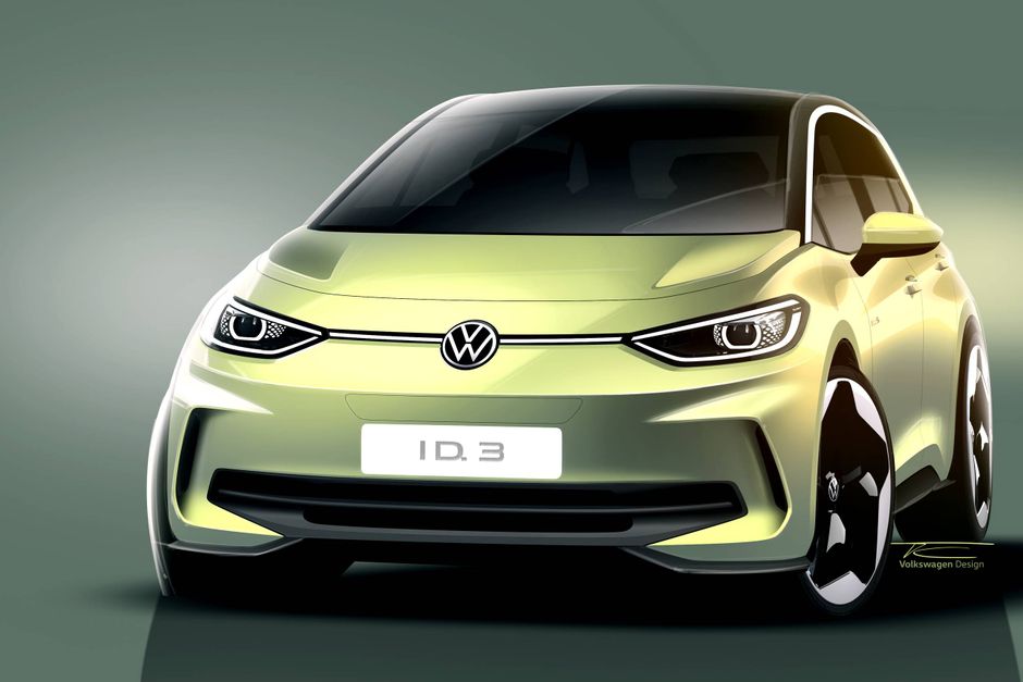 VW løfter sløret for den faceliftede udgave af ID.3, som kommer til næste år. Den får bl.a. ny instrumentering og kraftigt forbedret infotainment.