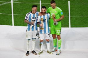 Tre argentinere blev kaldt på podiet, da Fifa uddelte individuelle priser efter VM-finalen.