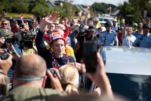 Jonas Vingegaard er blevet en verdensstjerne efter at have vundet Tour de France i år. Nu er håbet, at han vil bruge sine evner som en del af det danske landshold de kommende år. Foto: Mads Andreas Frost  