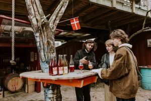 Før druevin kom til Danmark, lavede bønderne vin af hø, pastinak og meget andet fra den danske natur. Den tradition vil det aarhusianske vineri Sjask genoplive.