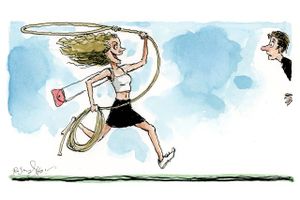 Selvfølgelig​ er unge kvinder liderlige, fordi mennesker er liderlige! Samtidig er vores seksualitet ikke en konstant; den udvikler og forandrer sig, ligesom vores personlighed gør, og tør man følge den, har man mange gode oplevelser i vente, skriver Emilia van Hauen. Tegning: Rasmus Sand Høyer 