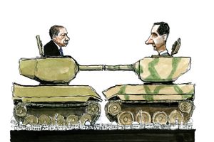 Erdogan vil have flere penge, men især hjælp til sin kamp i Syrien.