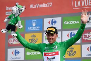 Mads Pedersen har bl.a. vundet VM i landevejscykling og en etape i Tour de France, inden han er debuteret i årets Vuelta a Espana, hvor han har erobret den grønne pointtrøje. Foto: Ander Gillenea
