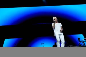 Ikke alt var "Fed lykke", da Thomas Helmig spillede i Aarhus i weekenden. Foto: Mikkel Berg Pedersen