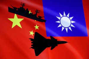 Blandt de mange kinesiske fly var der 28, som trængte ind i Taiwans luftforsvarszone under øvelser.