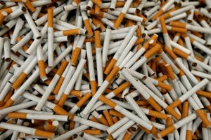 Flere millioner ulovlige cigaretter er blevet fremstillet i landsbyen Aulum. Fem mænd har siddet varetægtsfængslet i mere end et år i  sagen, der nu kommer for retten.