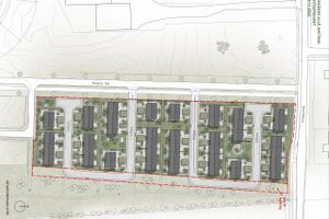 Vangsoe Gruppen har købt projektgrund i Hatting og vil opføre 44 boliger med en samlet boligmasse på 3900 kvm