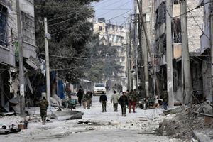 Mandag meddelte det Syriske Observatorium for Menneskerettigheder (Sohr) ifølge nyhedsbureauet Reuters, at slaget om Aleppo er forbi. Foto: SANA via AP