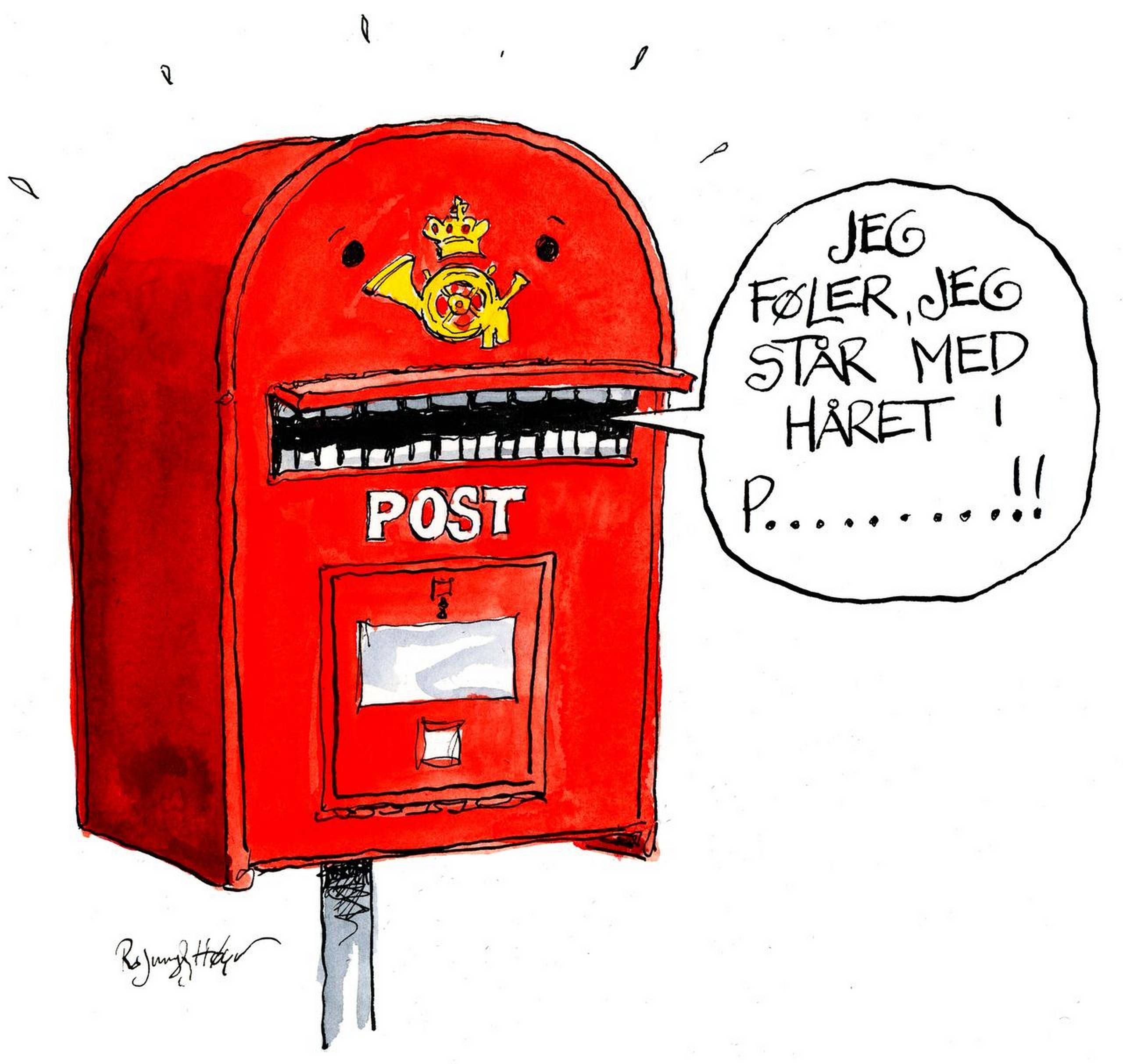 Postnord har bidraget til at nedbringe postmængden