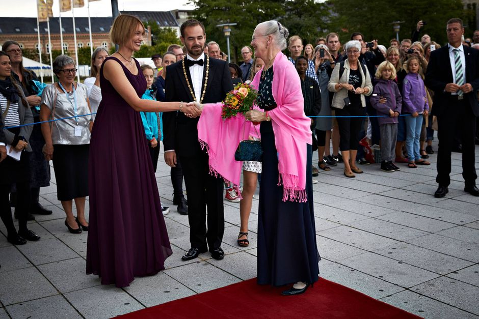 Dronningen indbød fest i Aarhus