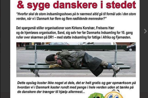 Falske indsamlingsannoncer udgiver sig for at repræsentere etablerede hjælpeorganisationer. 