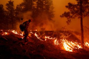 Myndighederne i Californien er flere steder blevet mødt af borgere, der nægter at evakuere trods skovbrand.