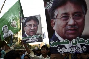 Pervez Musharraf sikrede sig posten som pakistansk præsident efter et militærkup i 1999.