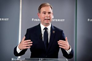 Finansminister Nicolai Wammen fremlægger regeringens finanslovsforslag på et pressemøde i finansministeriet. Foto: Jens Dresling