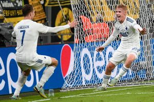FCK fik scoret for første gang i Champions Leagues gruppespil i denne sæson i en 1-1-kamp hjemme mod Dortmund.