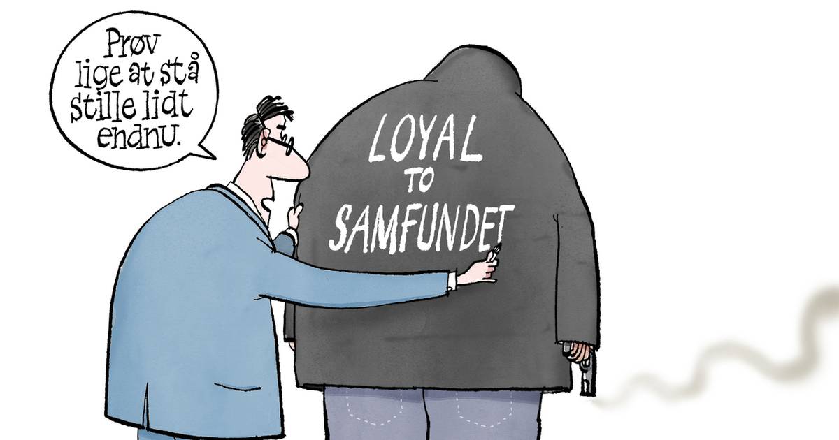 Kun et sindslidende samfund lader sig tryne af bevæbnede bøller ...