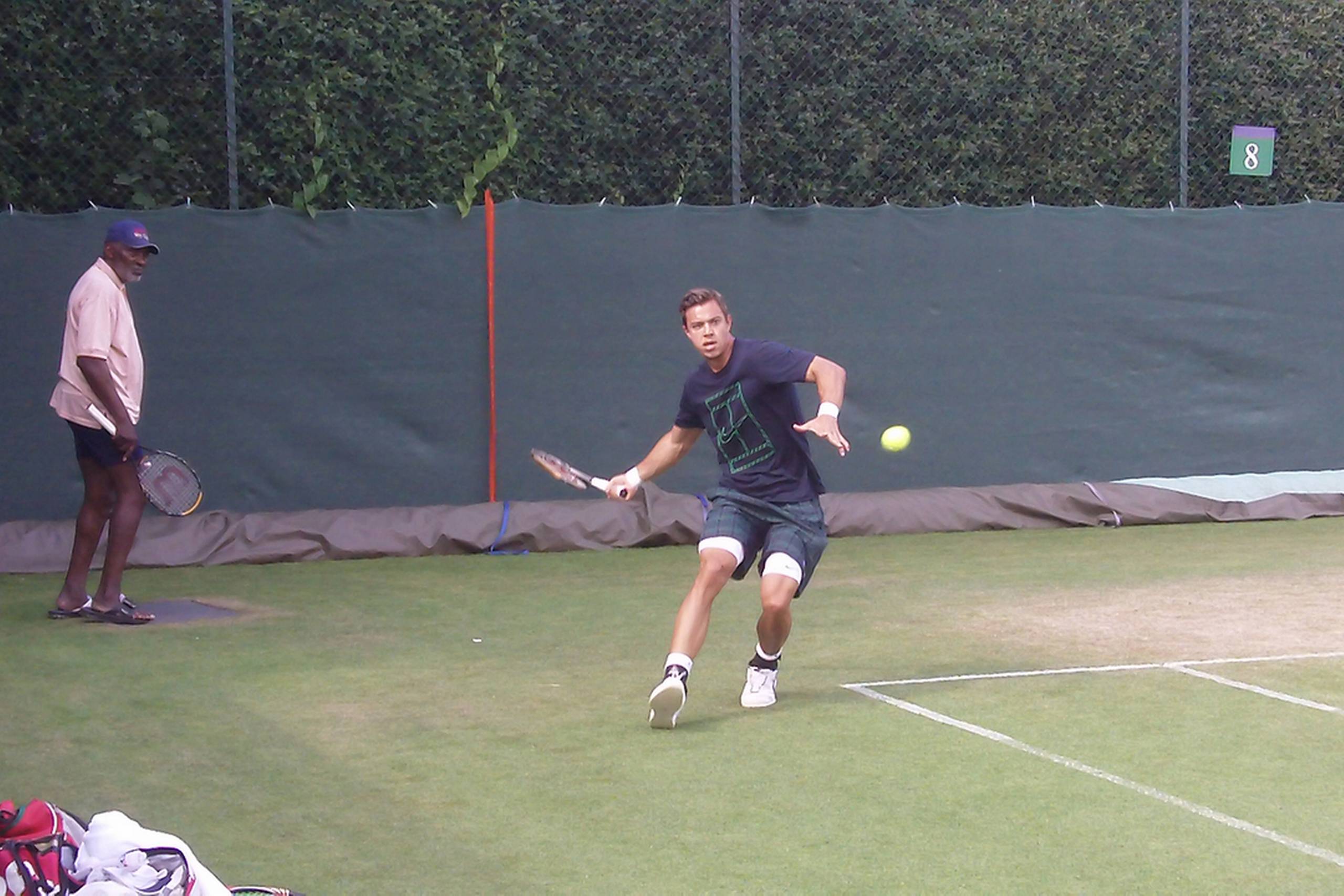 Sascha Bajin stopper som hittingpartner for Caroline Wozniacki efter en enkelt sæson. Foto: AP