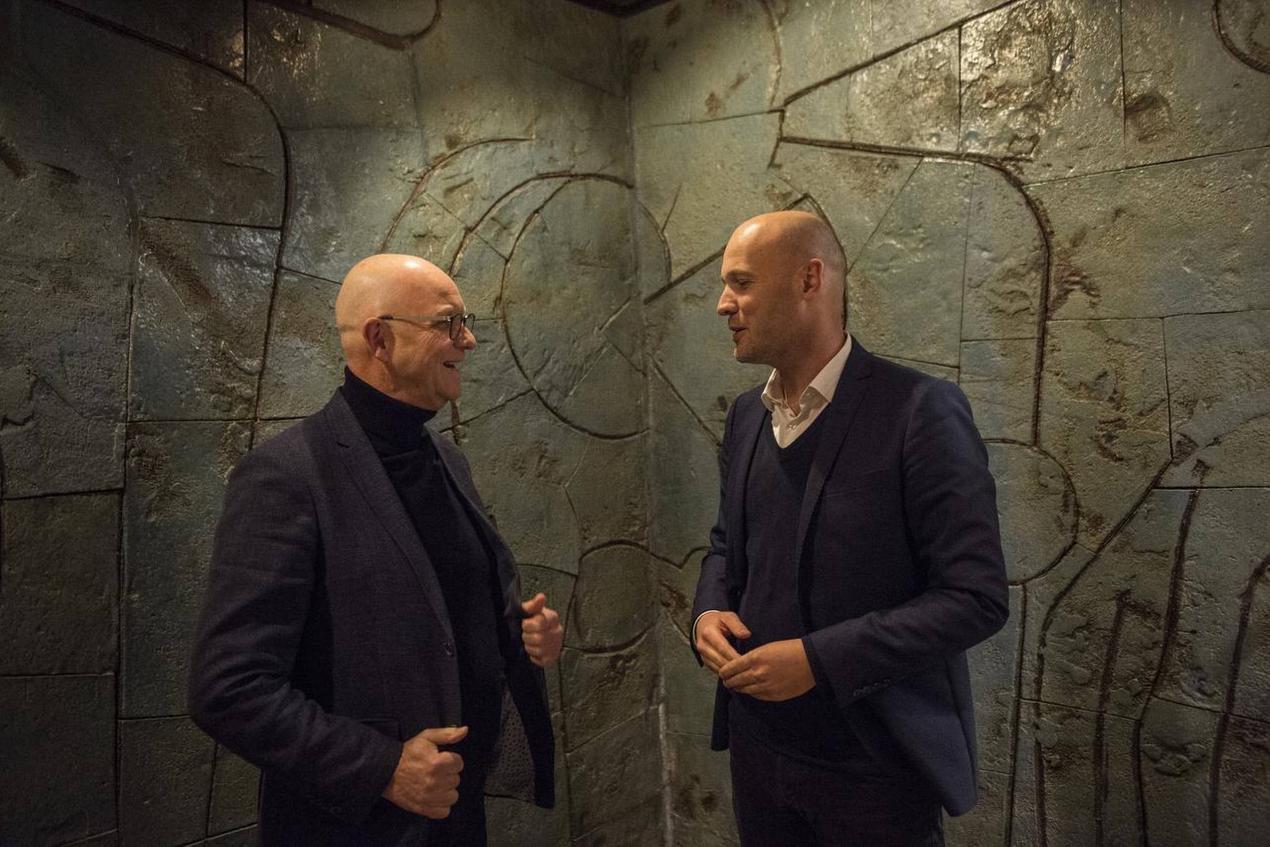 Ikasts borgmester, Carsten Kissmeyer (V), og regionsrådsmedlem for Socialdemokratiet Anders Kühnau, Horsens, (t.h.) er spidskandidater for deres partier ved tirsdagens regionsvalg og bejlere til posten som regionsrådsformand efter Bent Hansen, der ikke genopstiller. Fotos: Helle Arensbak