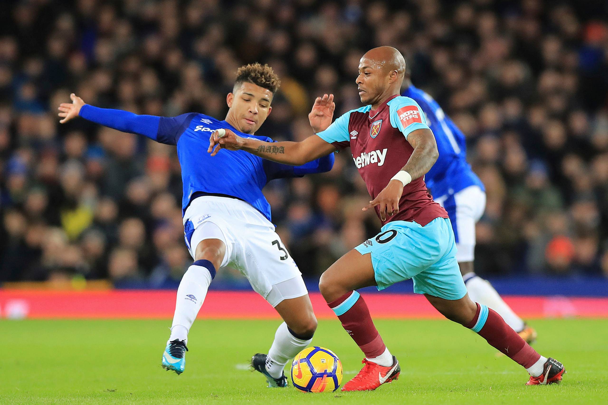 Everton ligger nummer 13 i Premier League med 15 point for 14 kampe. Foto: Peter Byrne