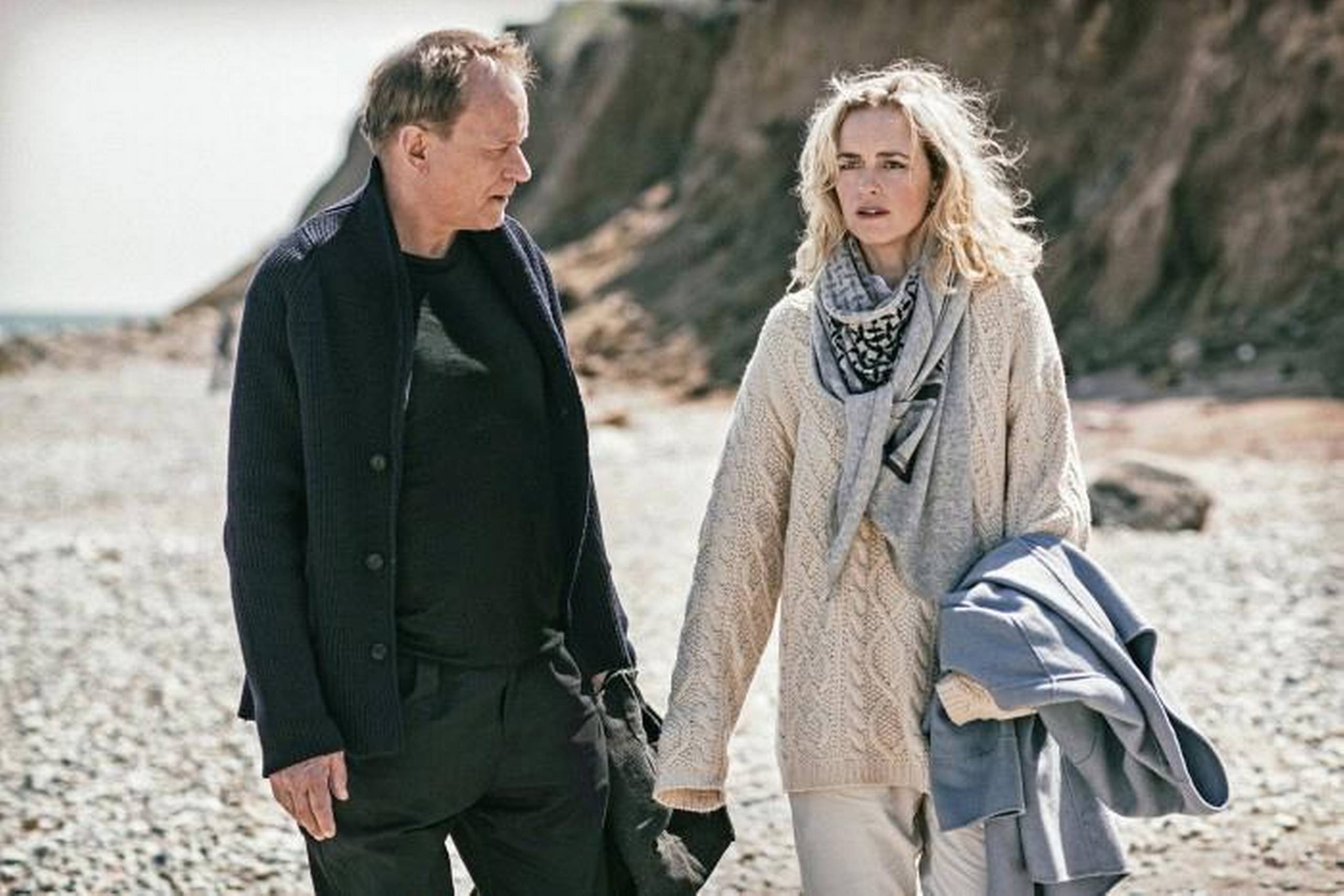 Stellan Skarsgård og Nina Hoss i ”Tilbage til Montauk”. Foto: Another World Entertainment