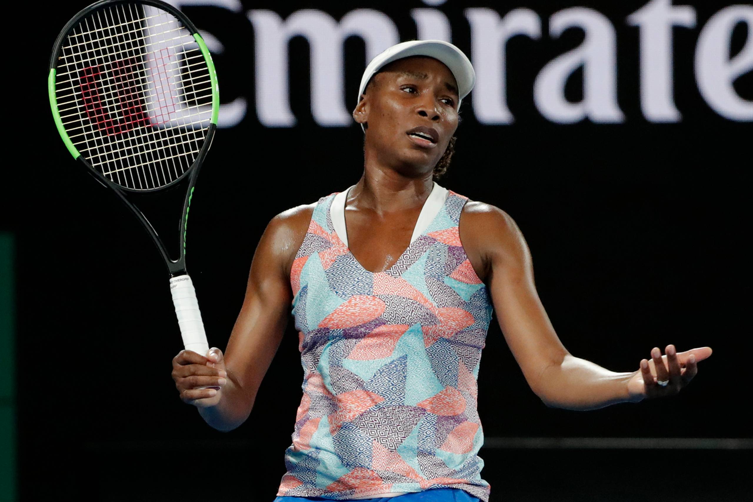 37-årige Williams, der var seedet som nummer fem i turneringen, fik på intet tidspunkt sit spil til at køre mod Bencic. Foto: Vincent Thian/AP