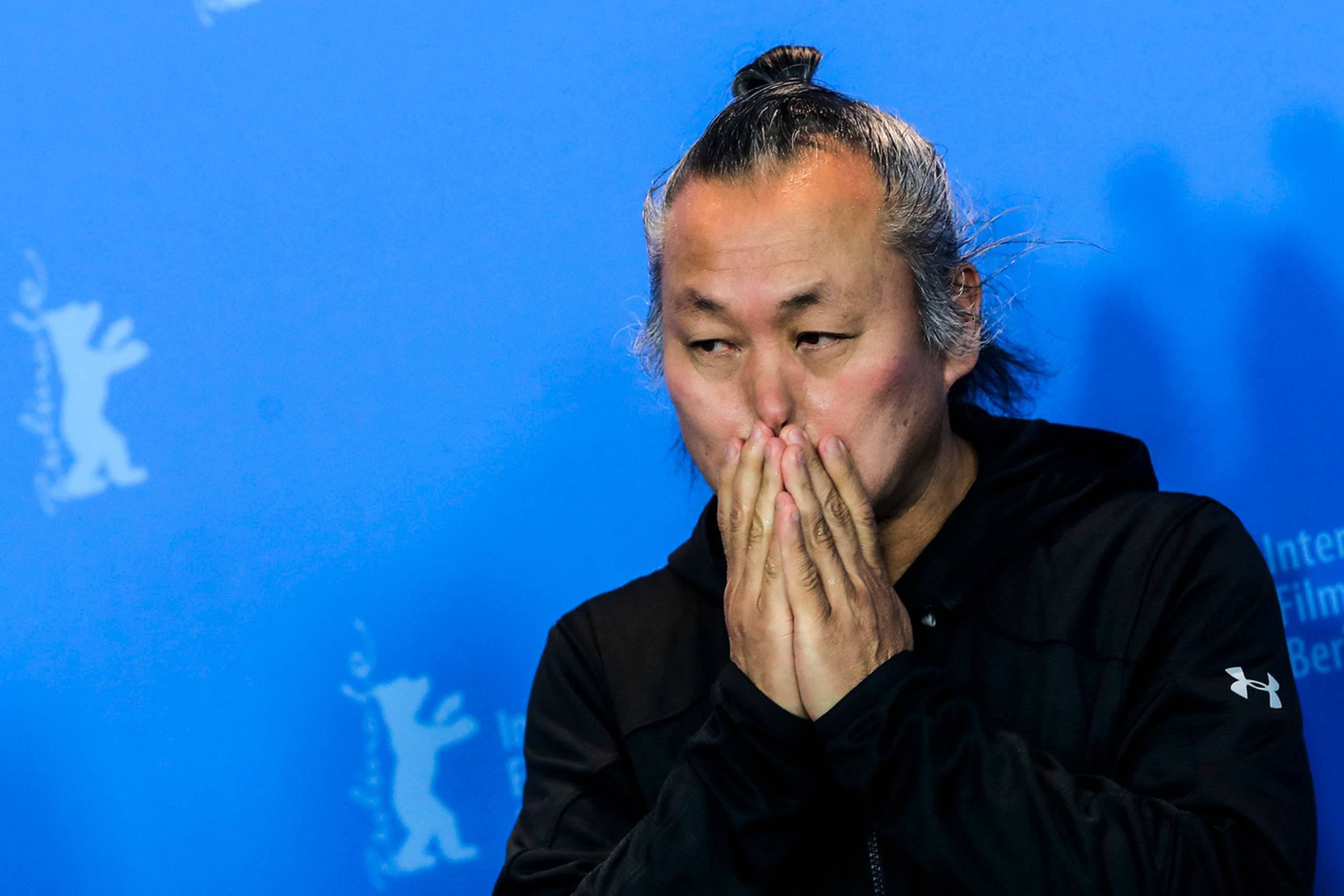 Den sydkoreanske filminstruktør Kim Ki-duk under pressekonferencen i forbindelse med filmfestivalen i Berlin. Foto: Markus Schreiber