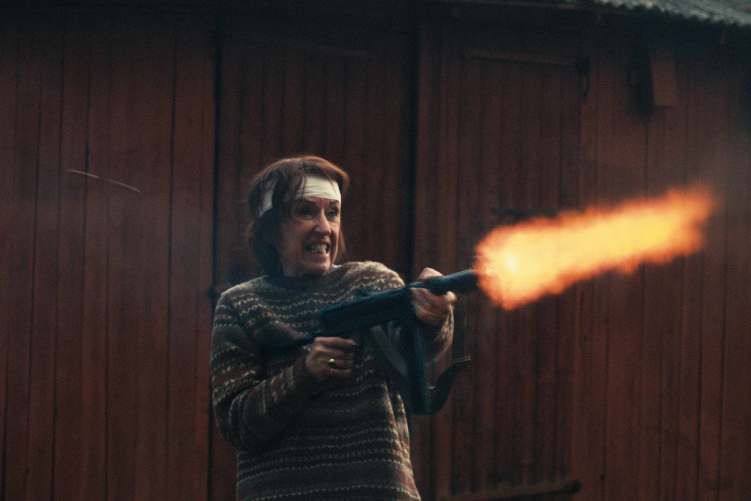 Flere gæster udvandrede, da Jyllands-Posten så Axel Petersen og Måns Månssons film "Toppen av ingenting", og i hovedrollen sparer Leonora Ekstrand ikke sig selv. Foto: Flybridge