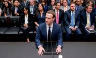 Mark Zuckerberg har i 2018 siddet skoleret i flere parlamenter verden over for at forklare sig om Facebooks omgang med brugernes data. Her ses han under høringen i Repræsentanternes Hus i USA i april. Foto: AP/Andrew Harnik