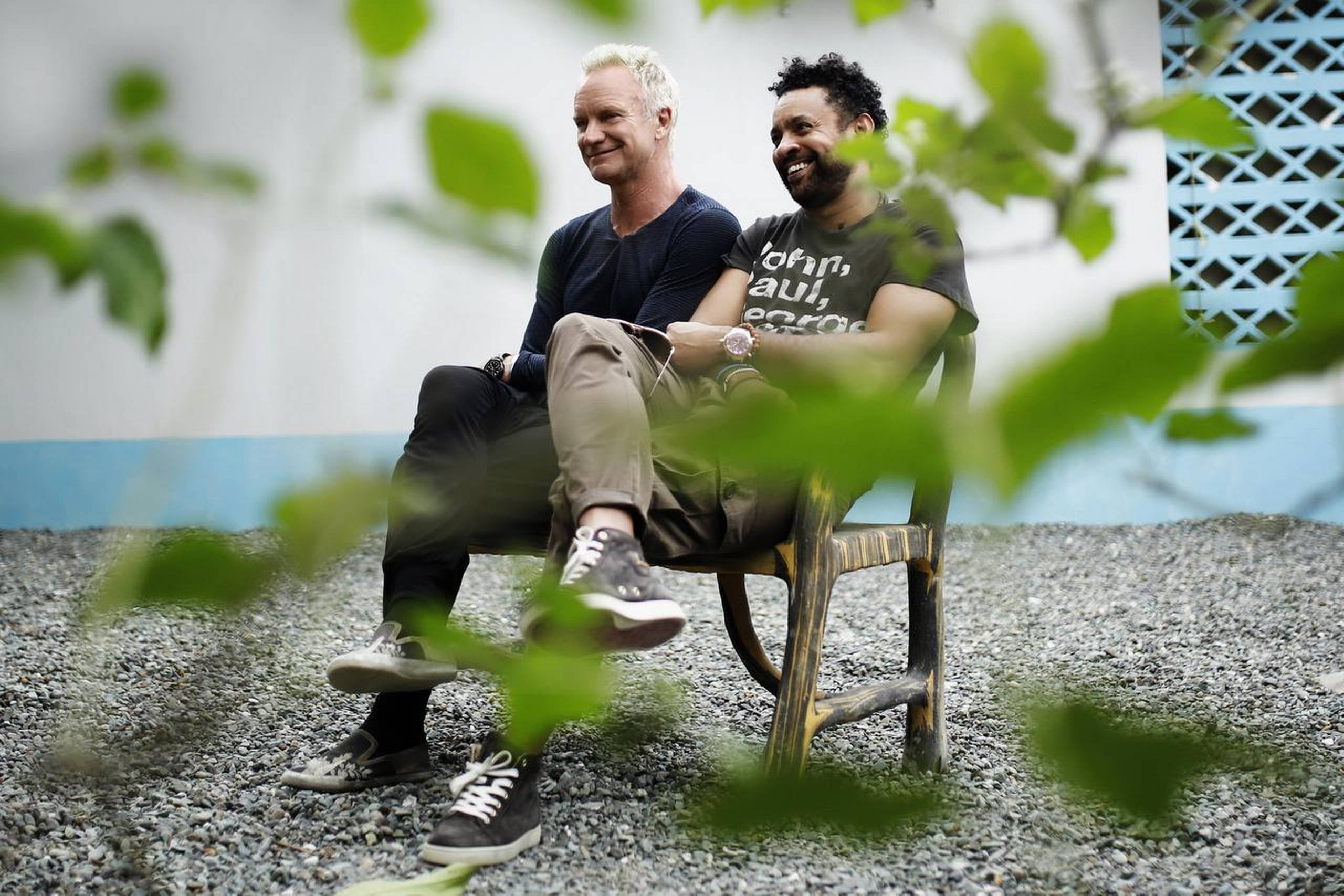 Englishman in Jamaica: Poppoet Sting og partyløven Shaggy samarbejder. Dén havde de færreste set komme. Pressefoto: Universal Music