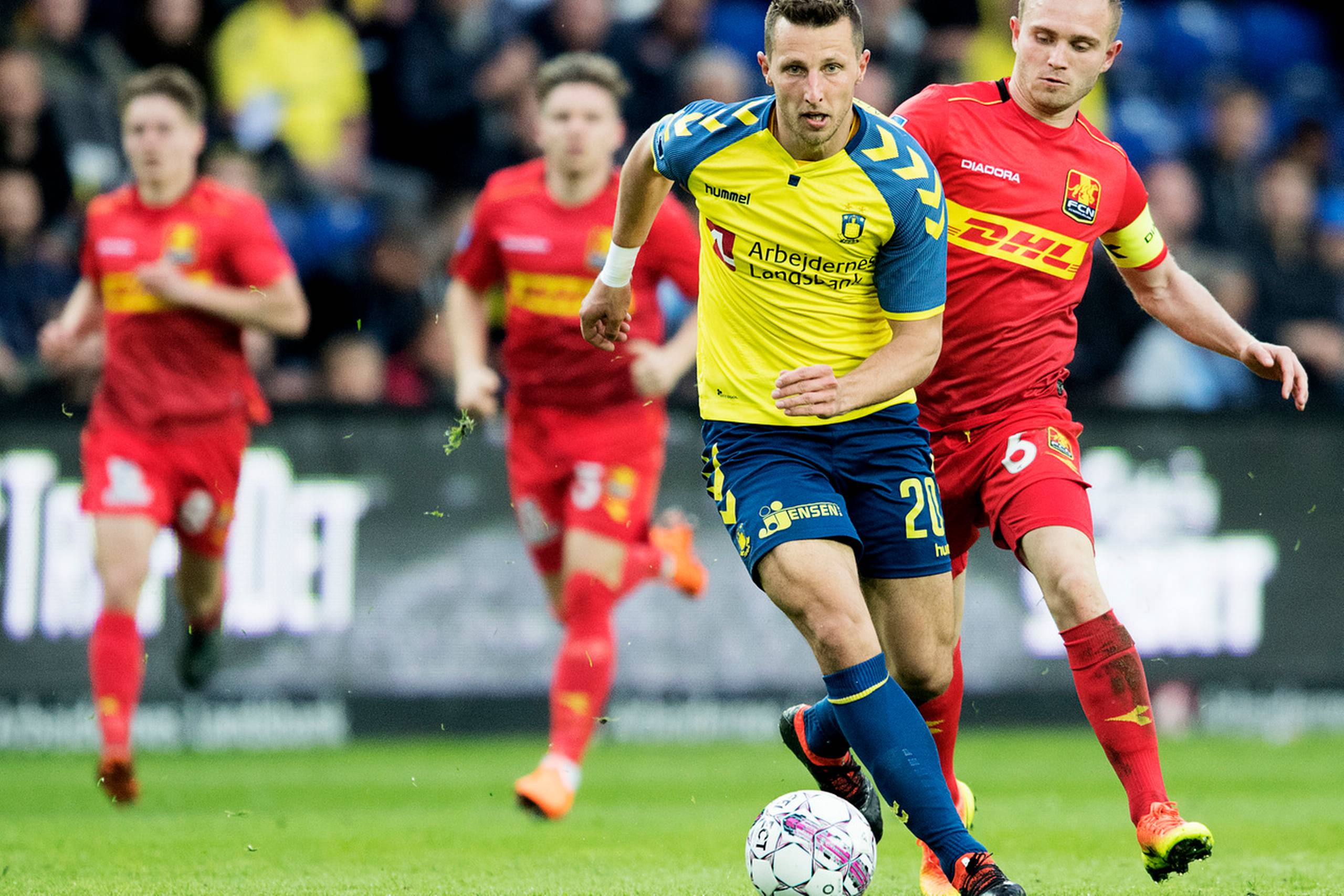 Kamil Wilczek er brandvarm for tiden. Han scorer i kamp efter kamp. Foto: Claus Bech/Ritzau Scanpix