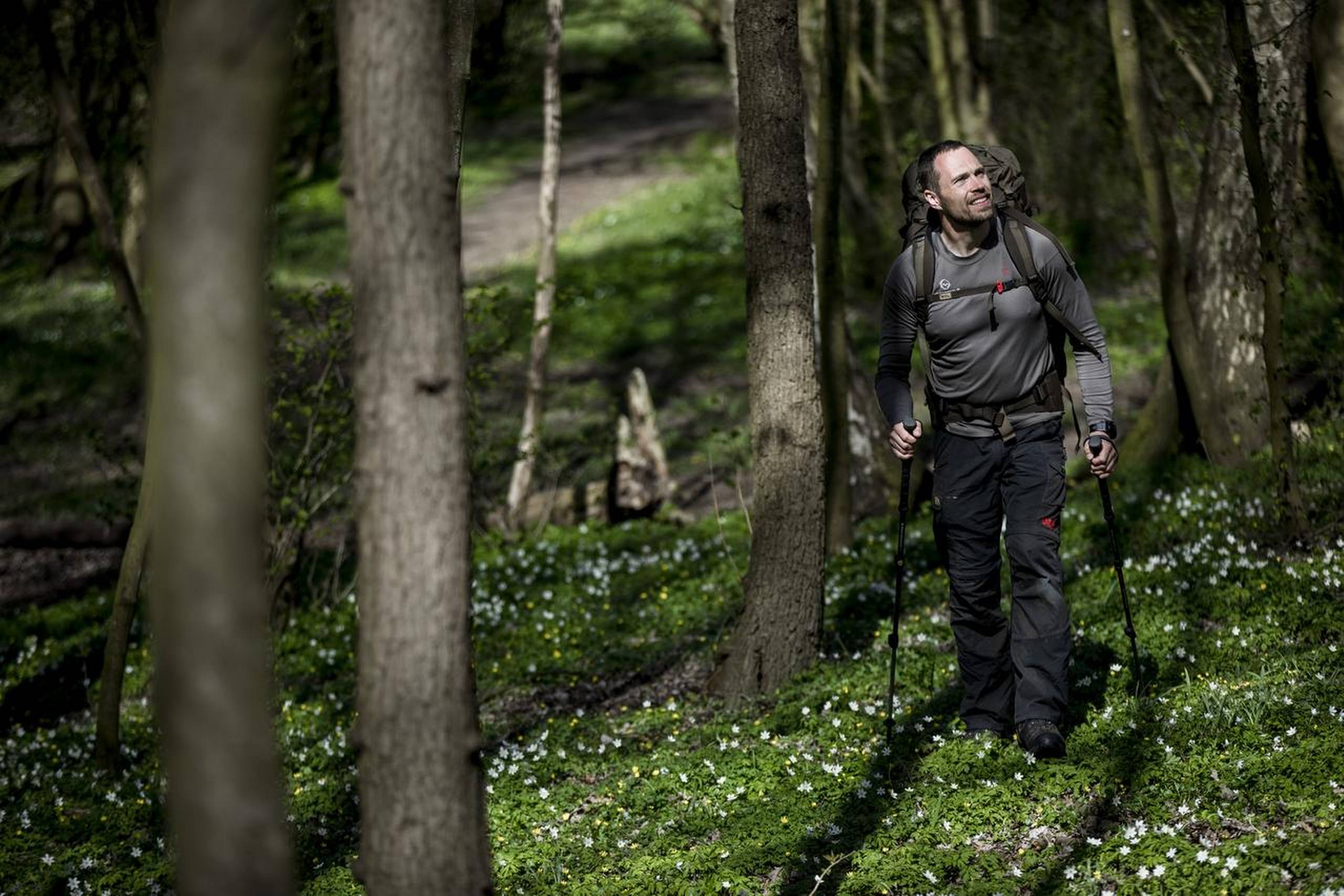 Mange kender Erik B. Jørgensen fra TV2-udsendelsen ”Korpset”. Privat er han en ivrig eventyrer med stor kærlighed til naturen – ikke mindst den danske. Foto: Nikolai Linares