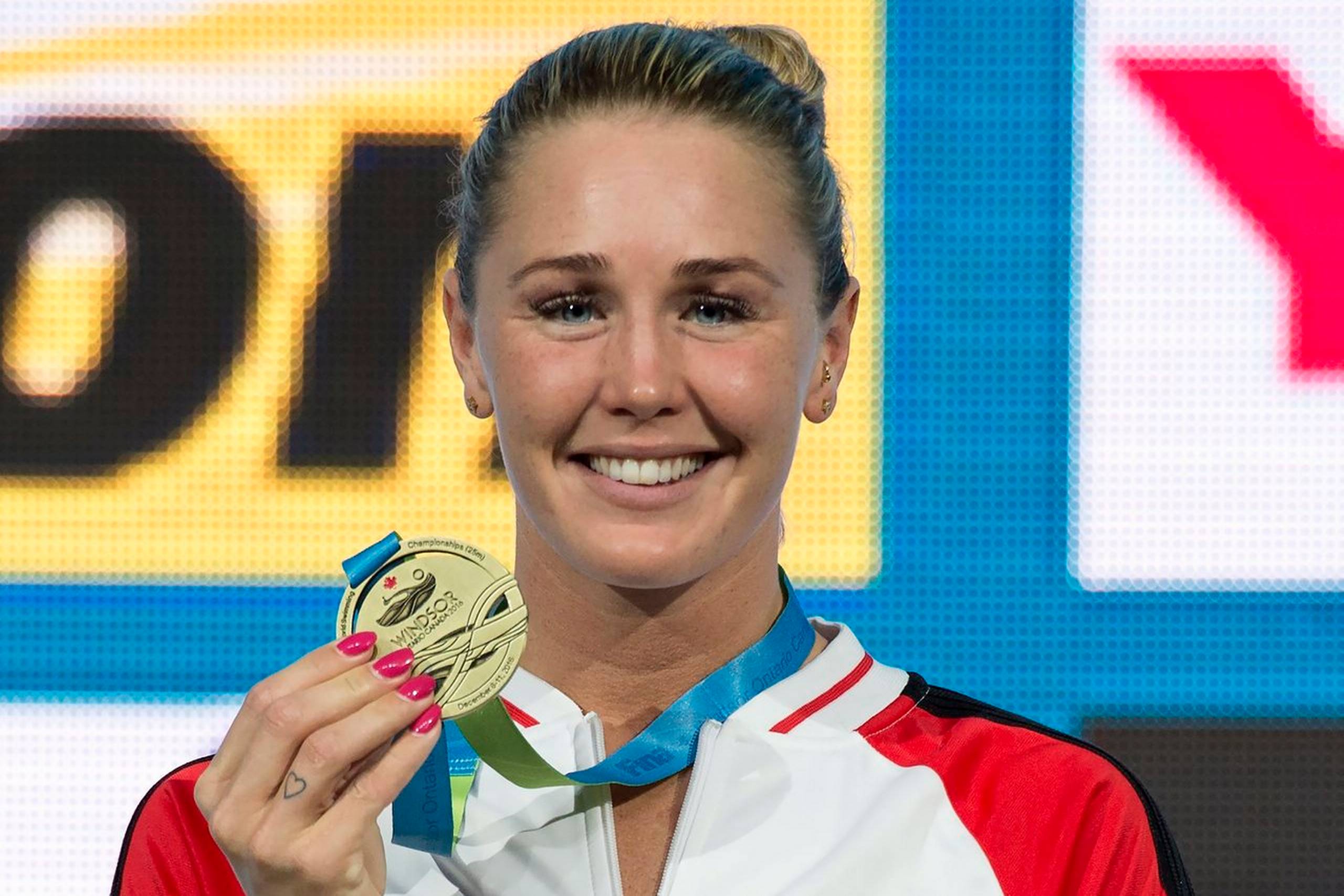 Jeanette Ottesen har vundet adskillige guldmedaljer i løbet af sin karriere, her efter 50 meter butterfly ved VM i 2016. Arkivfoto: Frank Gunn/AP
