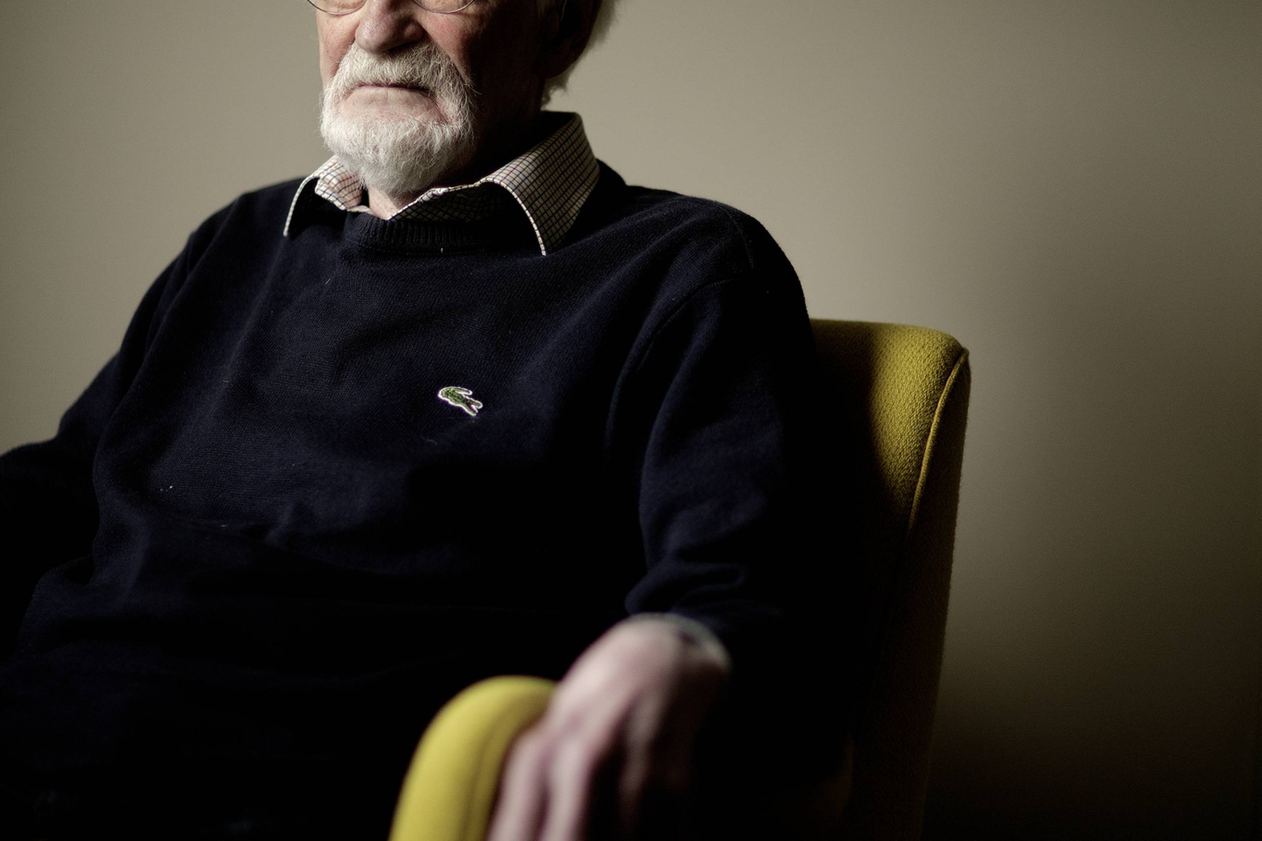 Nobelprismodtageren, professor Jens Chr. Skou. Foto: Peter Hove Olesen