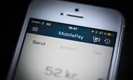 Hidtil har Mobilepay kun krævet betaling pr. transaktion af erhvervskunder. Men den 15. oktober ramte et nyt gebyr ca. 65.000 såkaldte Myshop-kunder. Foto: Philip Davali/Polfoto.