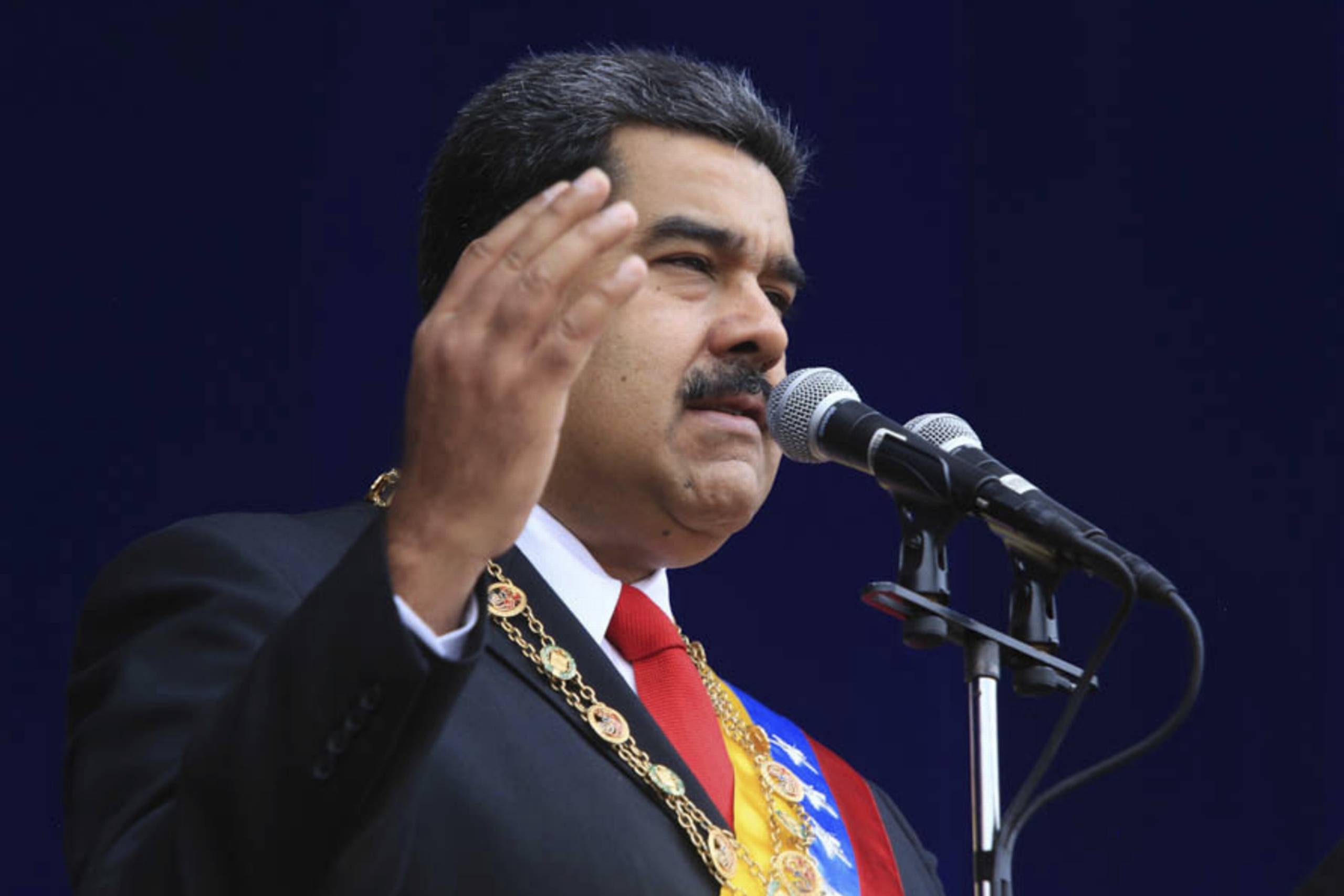 Nicolas Maduro. Foto: Miraflores Presidential Palace/AP