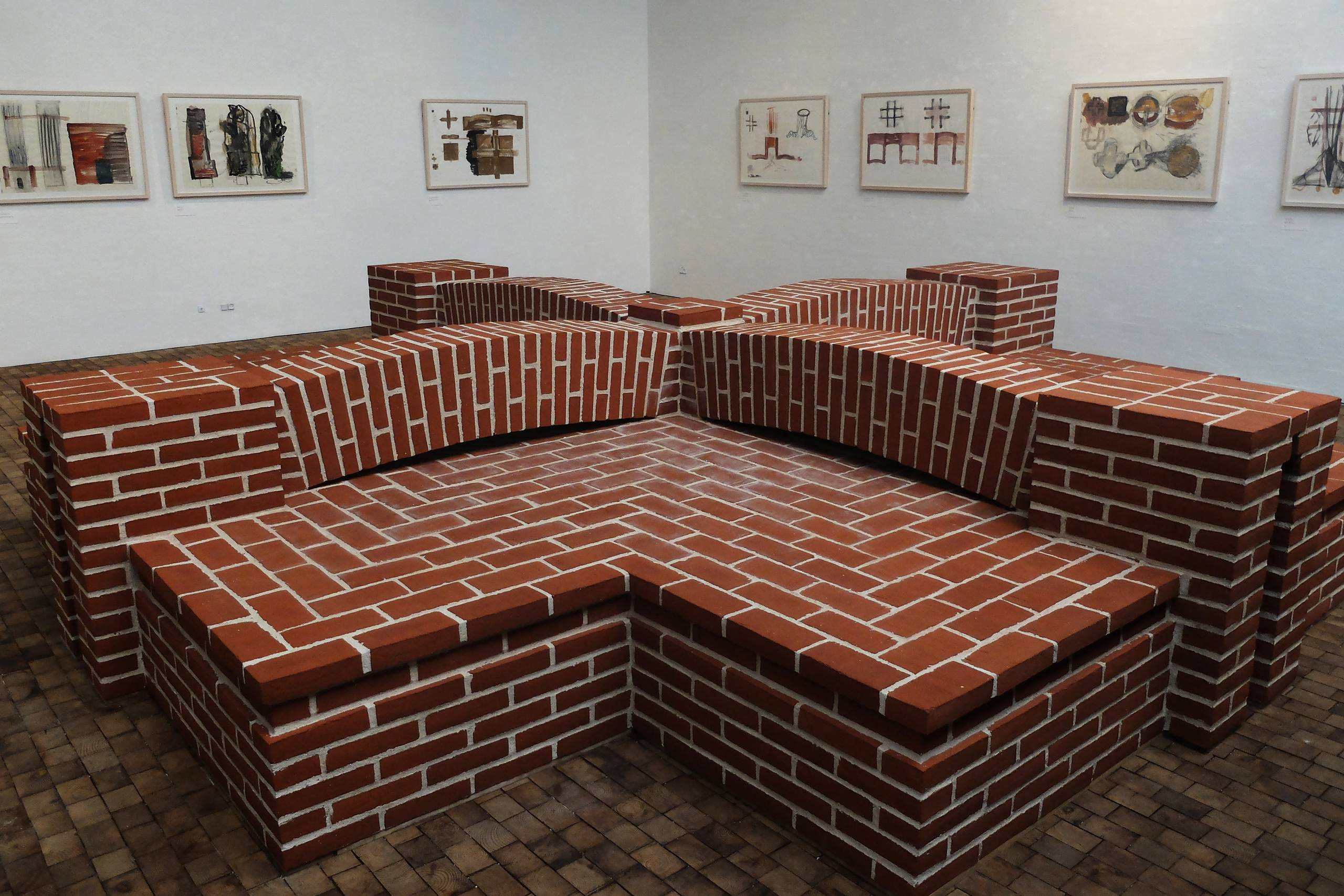 London 1986. Røde mursten og mørtel. Foto: Lars Svanholm