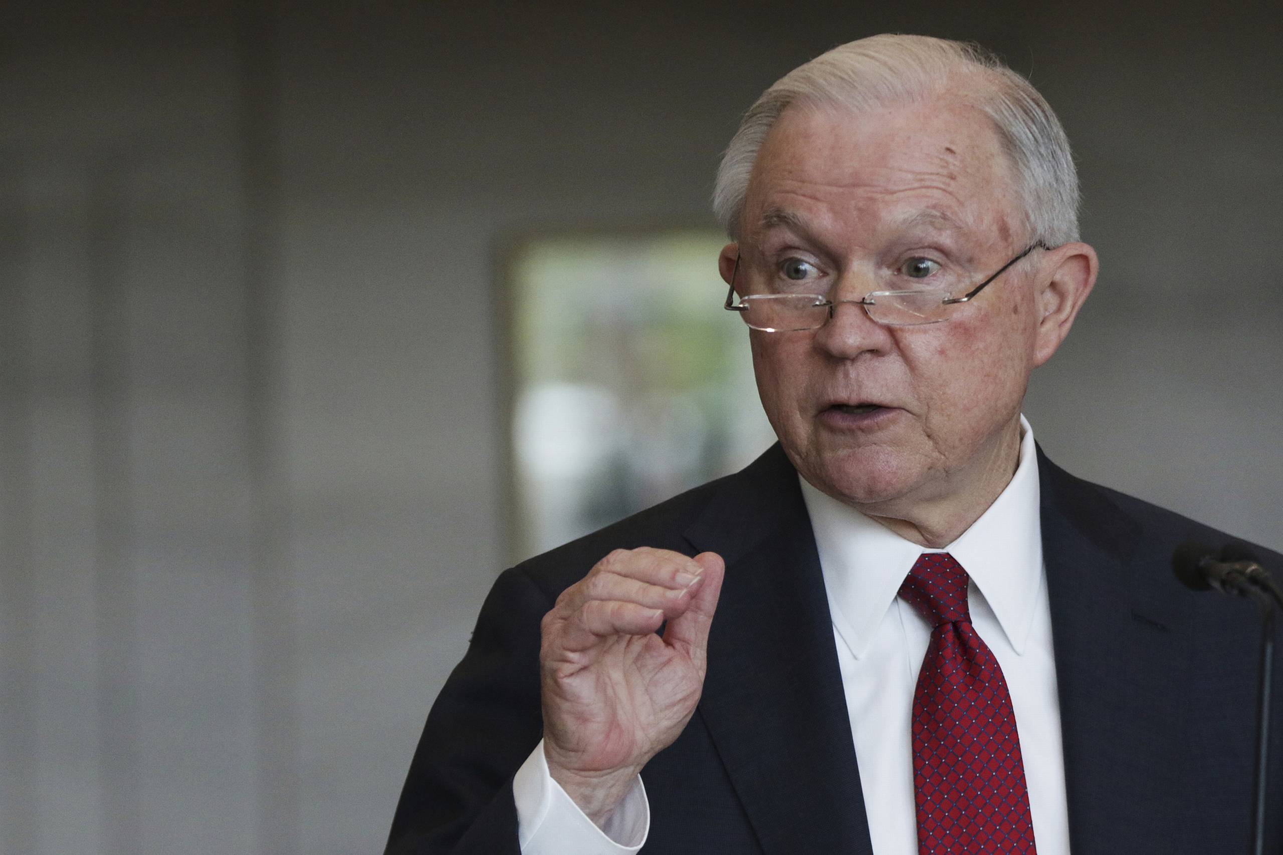 Den amerikanske justitsminister Jeff Sessions. Foto: Dan Anderson/AP