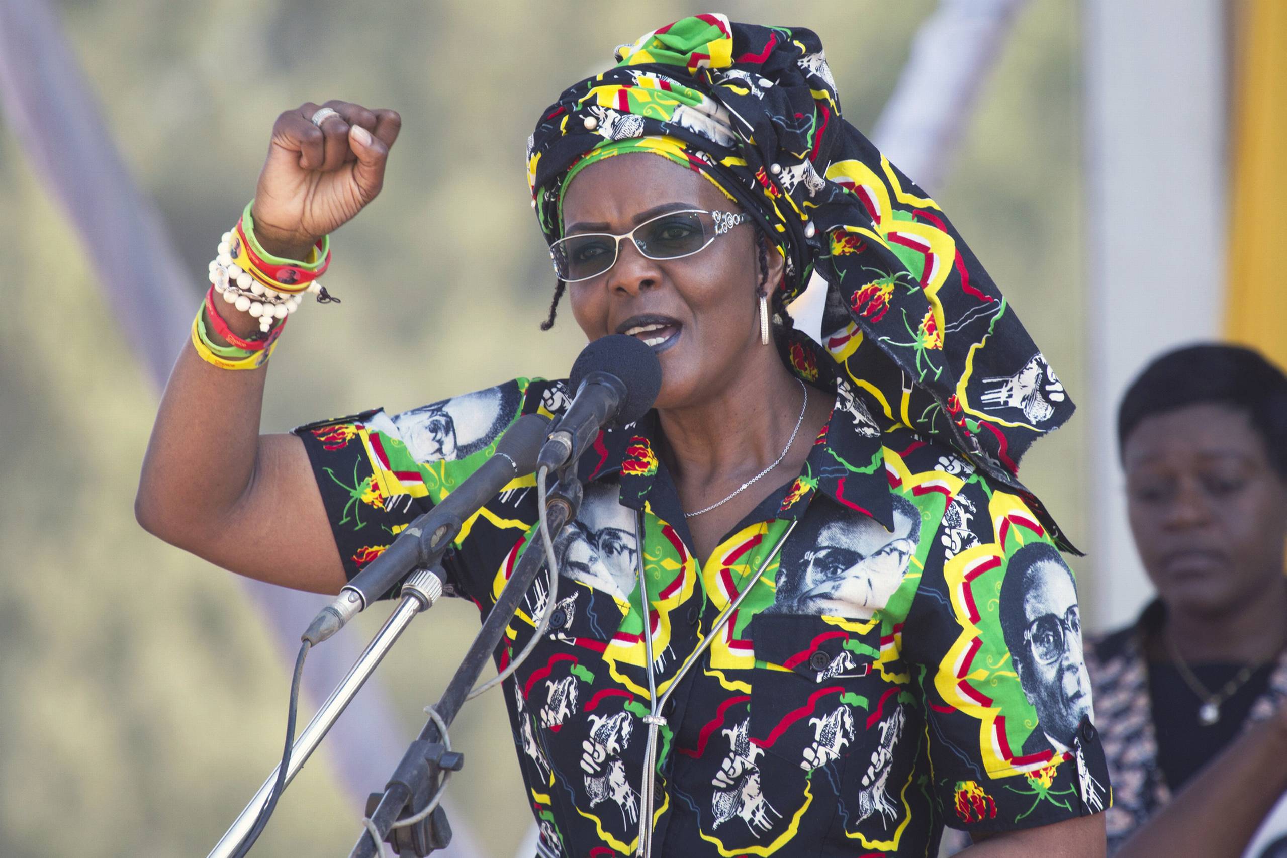 Grace Mugabe. Arkivfoto: Tsvangirayi Mukwazhi/AP