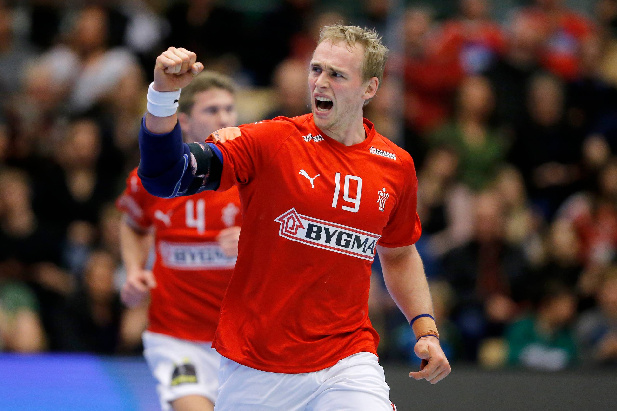 I både 2011 og 2013 var René Toft Hansen en del af det danske landshold, der tabte VM-finalen. Nu drømmer stregspilleren om, at 2019 skal blive lykkens gang. Foto: Jens Dresling