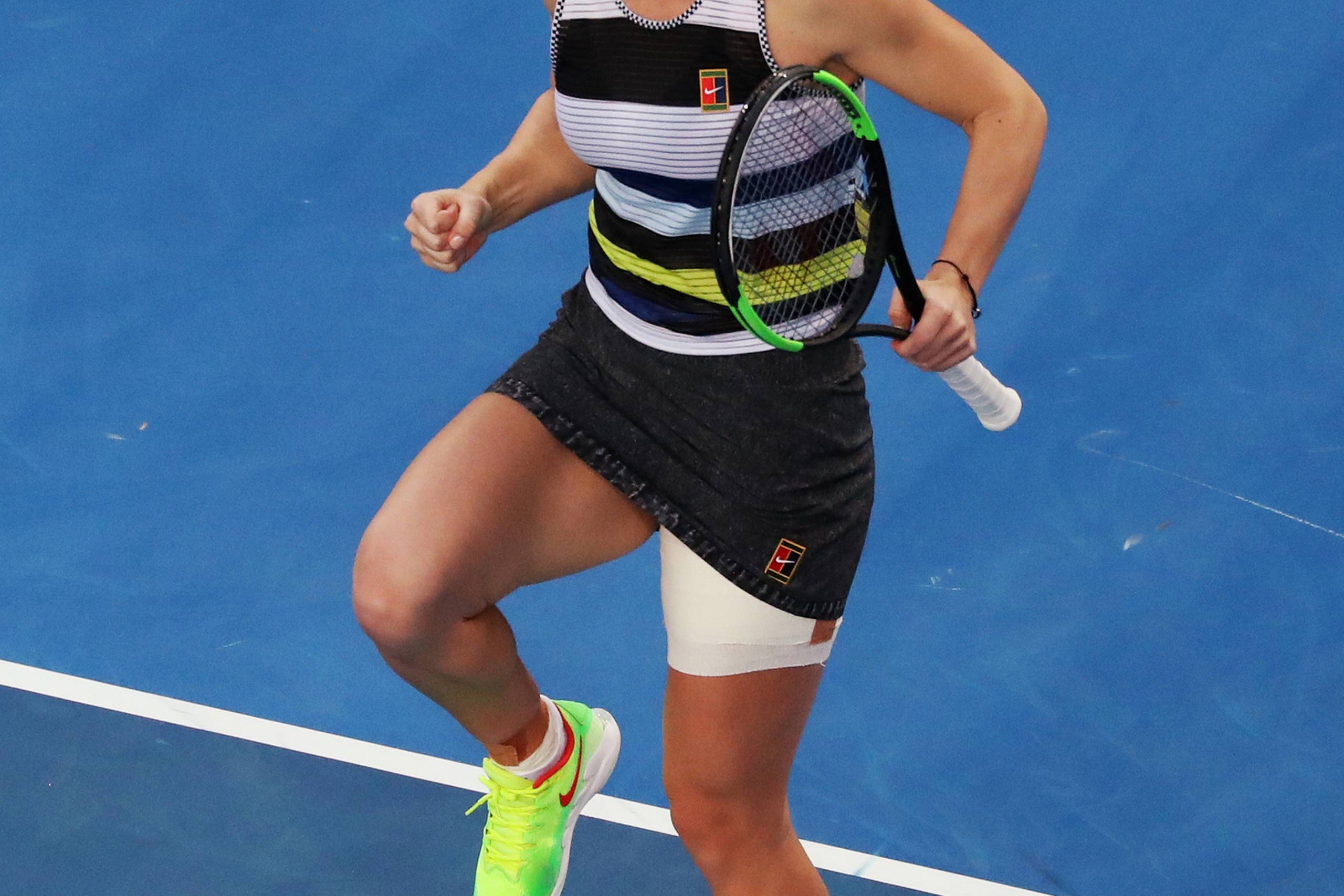 Simona Halep skal efter sejren over Venus Williams op imod Serena Williams ved Australian Open. Foto: Lucy Nicholson/Reuters