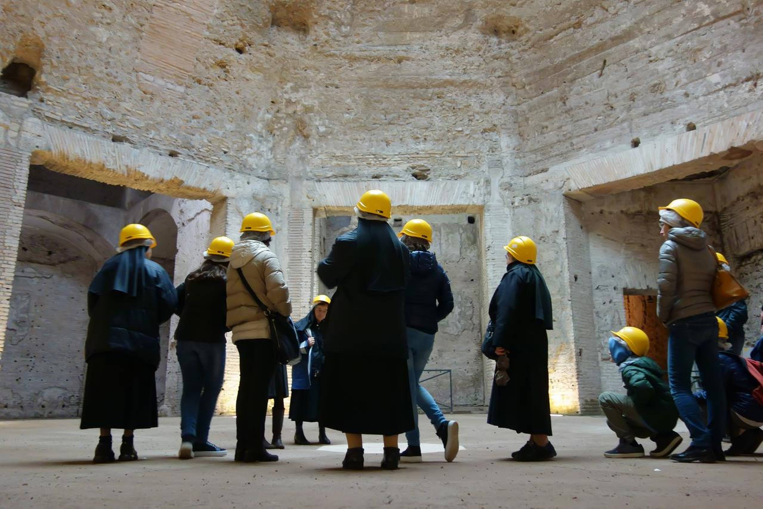Besøgende i kejser Neros villa Domus Aurea kan på rundvisninger høre historier om den gale despot. Foto: Getty Images