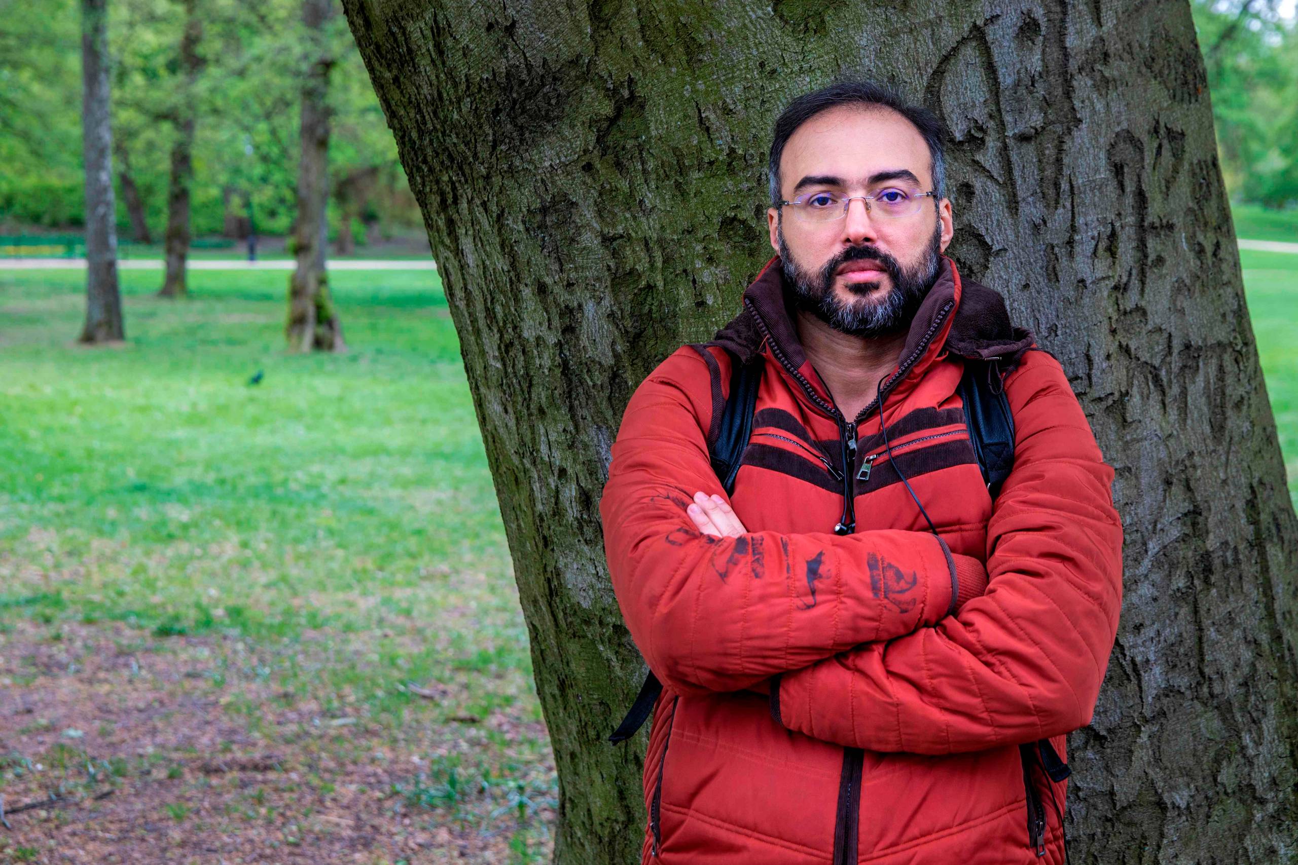 
 Iyad el-Baghdadi er kommet under politibeskyttelse, efter CIA har advaret om, at Saudi-Arabien har ham i sigte. Foto:  Ole BERG-RUSTEN / NTB Scanpix / AFP
  