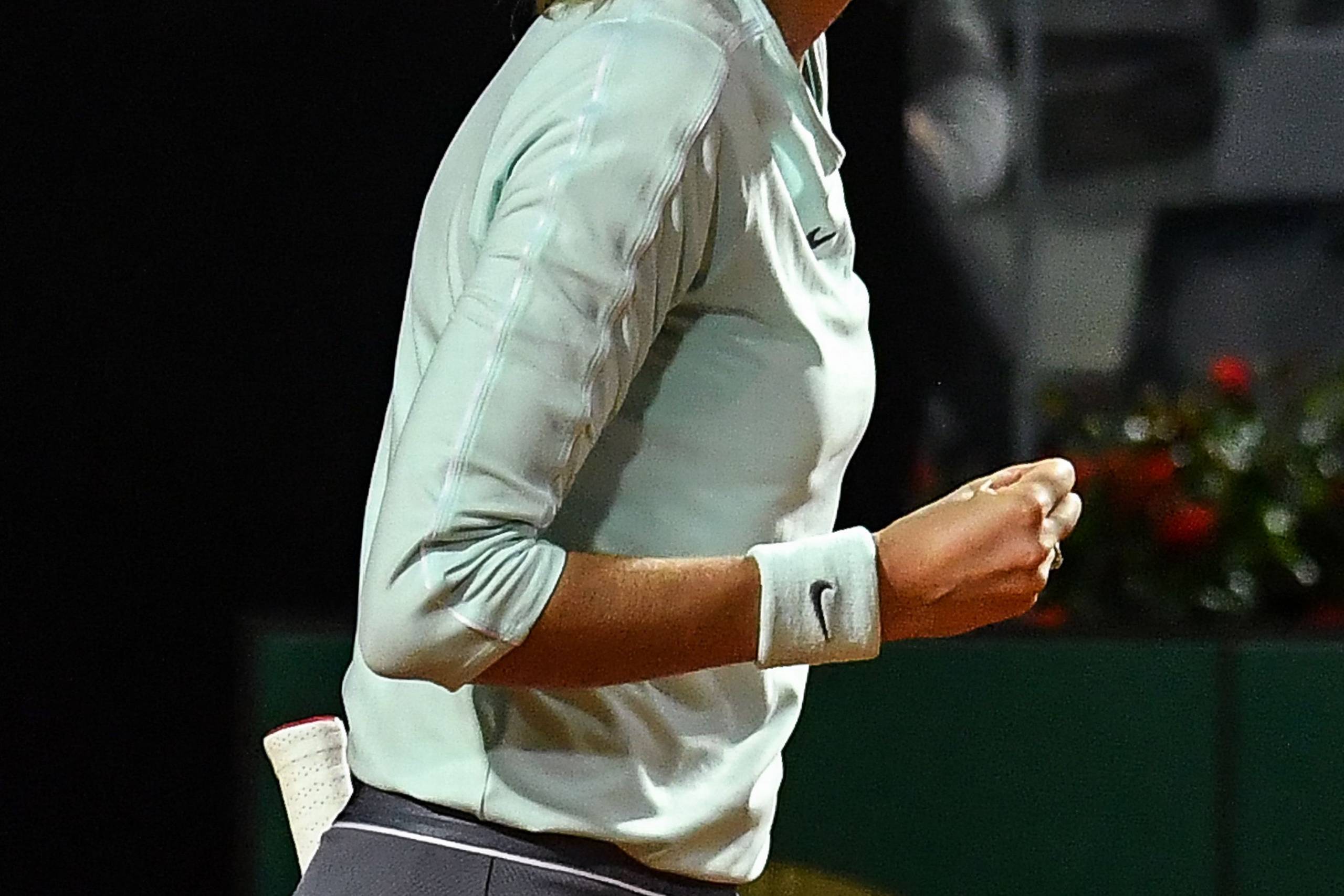 Tjekkiske Petra Kvitova forlader French Open på grund af en skade.  Foto: Andreas Solaro/AFP