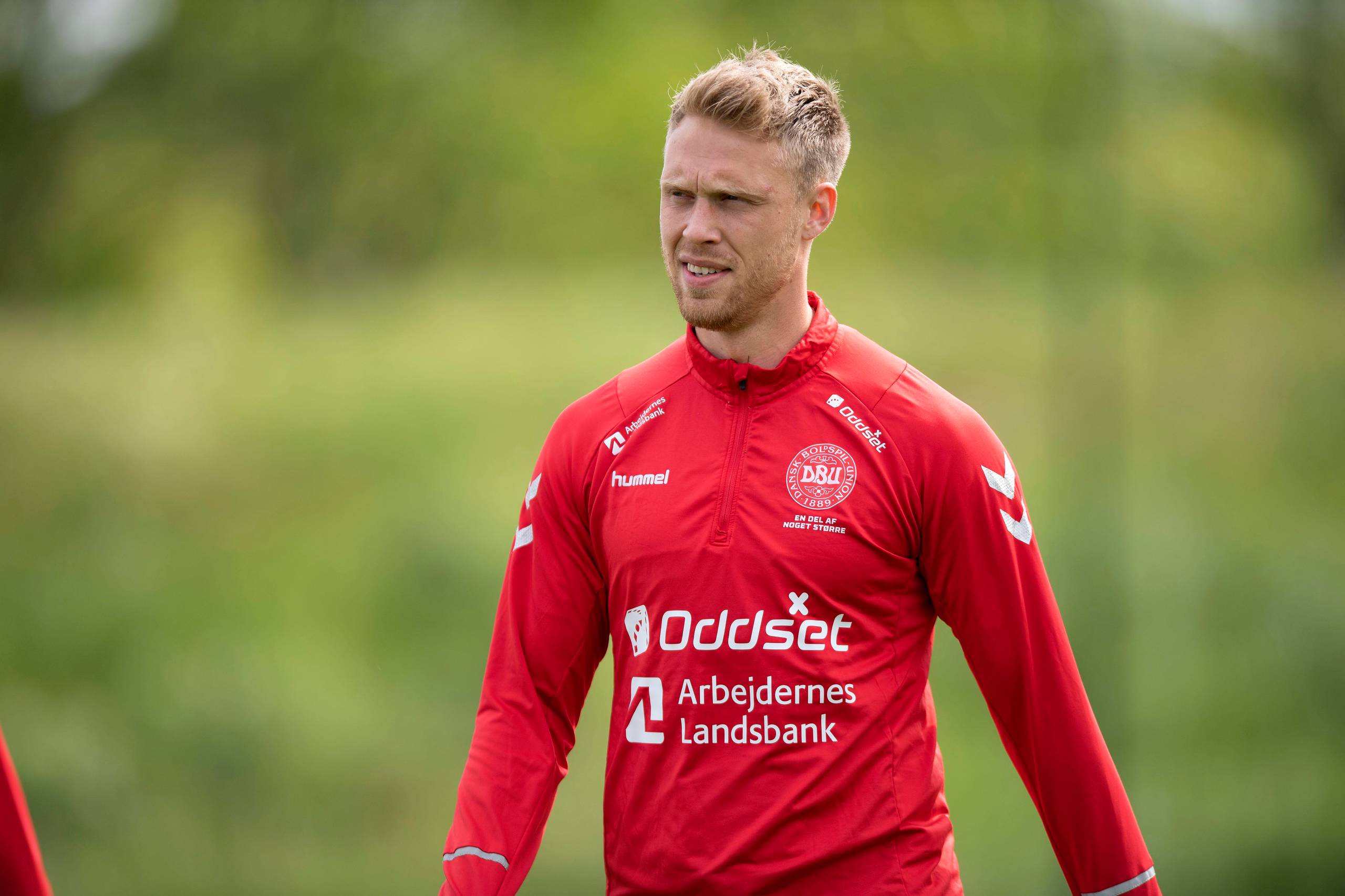 Sæsonen sluttede dog godt af med både spilletid fra start og en håndfuld mål for Jørgensen, der kigger tilbage på sæsonen som en lærerig én af slagsen. Foto: Thomas Sjørup/Ritzau Scanpix