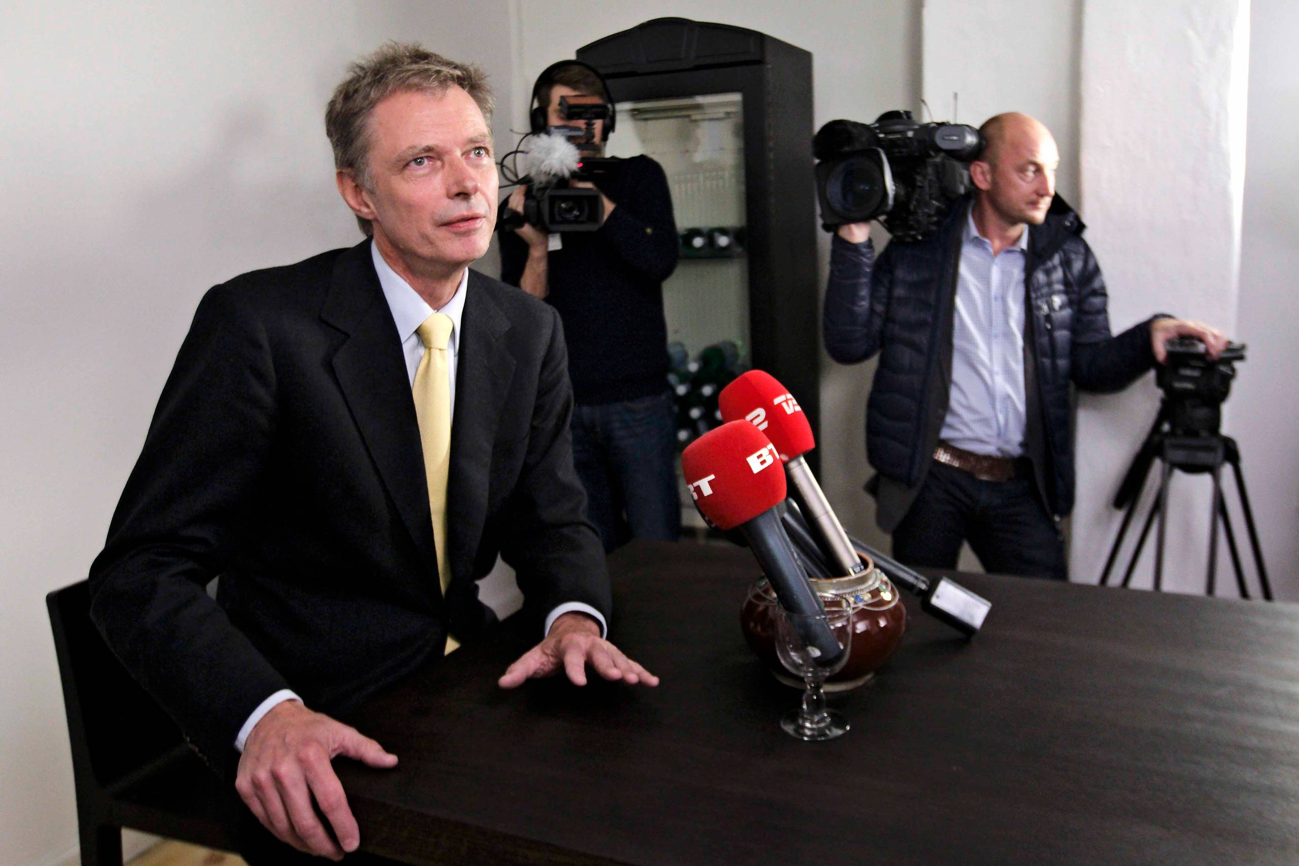Klaus Riskær Petersen fik 29.600 stemmer. Det betyder, at partiet for 2019 får 488.400 kroner i partistøtte. Foto: Jens Dresling/Polfoto 