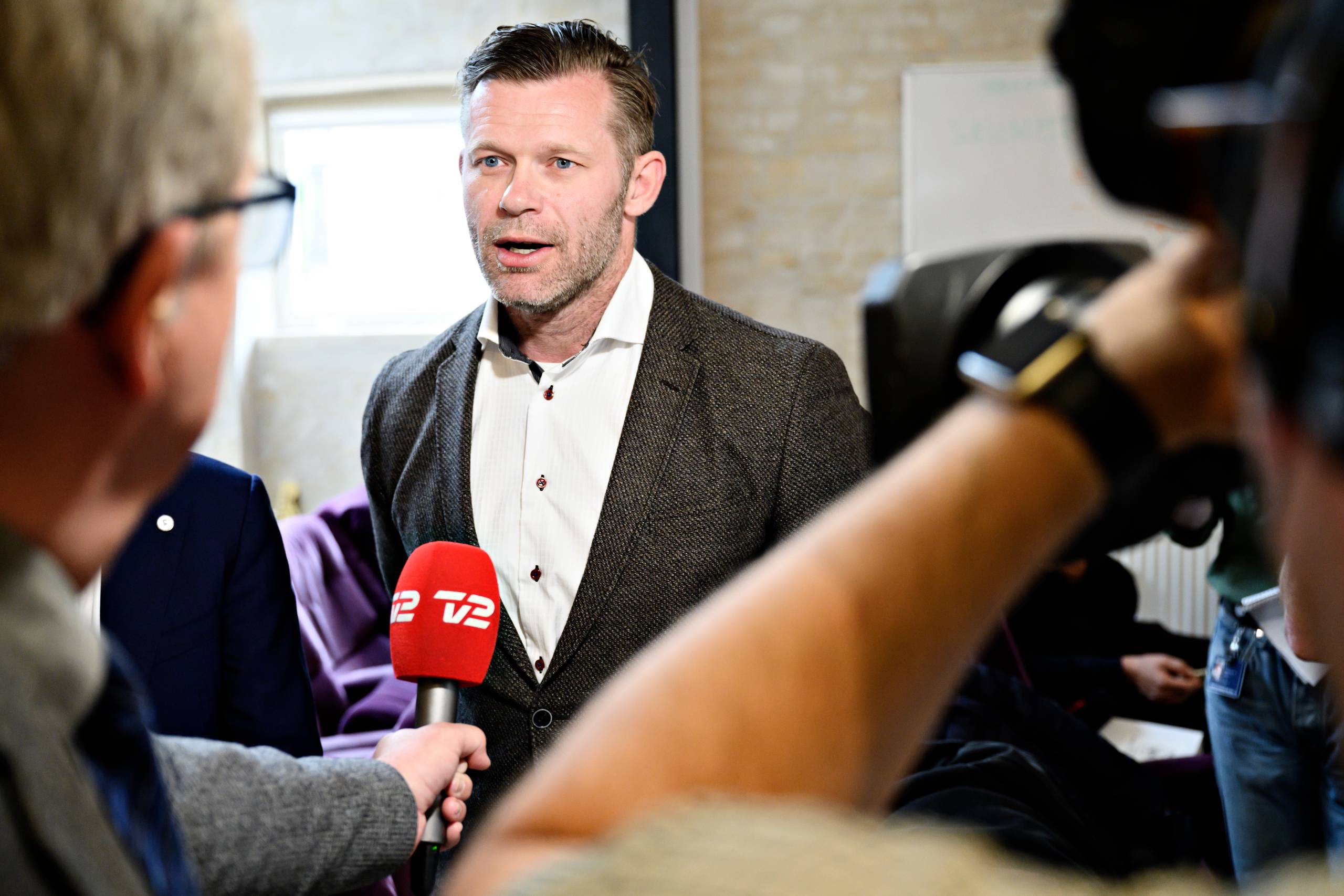 Joachim B. Olsen vil ikke være politisk leder for Liberal Alliance. Han peger, som en række andre, på Alex Vanopslagh. Foto: Philip Davali/Ritzau Scanpix
  